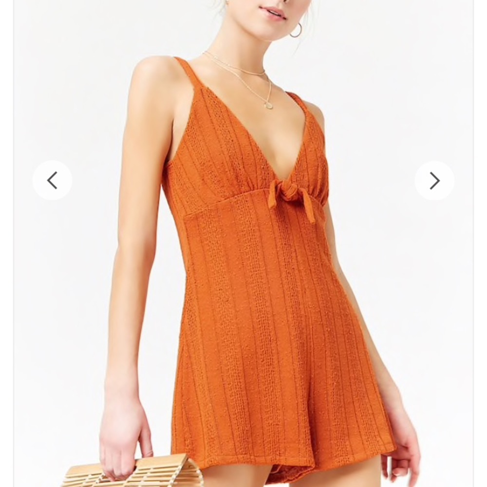 Orange romper